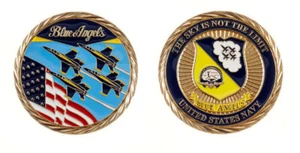 Challenge Coin U.S. NAVY BLUE ANGELS CHALLENGE COIN - Picture 1 of 1