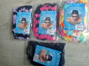 CUFFIA PISCINA a fiori bella NUOTO MARE CUFFIE IN TESSUTO UNISEX unica misura - Foto 1 di 12