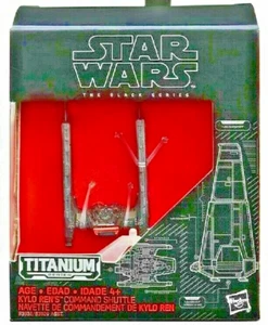 Star Wars Kylo Ren's Command Shuttle Black Variant Black Series Titanium #03 NEW - Picture 1 of 3