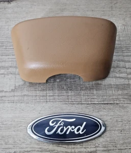 FORD CORTINA MK3 STEERING SHROUD COVER TOP 74 BB 3530 ABW TAN GENUINE N.O.S - Picture 1 of 3