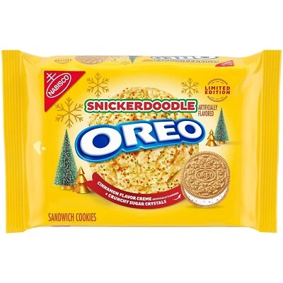 OREO Snickerdoodle Sandwich Cookies Limited Edition Cinnamon Sugar Cookie 12.2oz - Image 1 of 4
