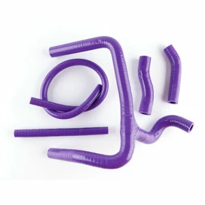Manguera radiador tubo de goma de silicona púrpura para Honda CR250R CR 250R 2000 - Imagen 1 de 12