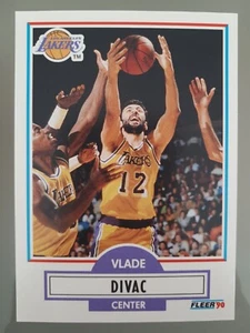 1990-91 Fleer Vlade Divac Rookie #91 Los Angeles Lakers B2 NBA Basketball - Bild 1 von 2