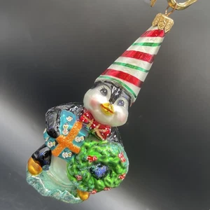 Christopher Radko Pinguin Weihnachtsschmuck Retired 2000 OVP und Etikett - Bild 1 von 3