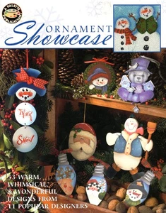 Ornament Showcase Tole Paint Pattern Book Christmas Winter Whimsical Designs - Picture 1 of 6