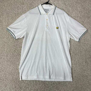 Masters Performance Polo Shirt Mens Size XL White Augusta Preppy Golf - Picture 1 of 7