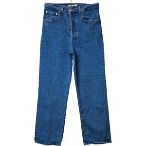 Levi's Ribcage Straight Ankle Jeans Damen Gr. 30 Blau High Rise - Bild 1 von 11