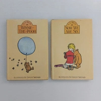 Winnie The Pooh + Now We Are Six. A.A. Milne. Hardcover 1976 - image 1 of 4