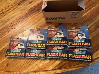Lote de 7 barras flash Sylvania punto azul 91620-1 nuevo stock antiguo Foto 1 de 4
