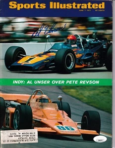 Al Unser Sr. autographed signed 1971 Indianapolis 500 Sports Illustrated JSA COA - Picture 1 of 2