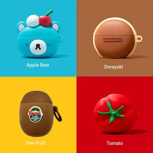 Adorable étui à tarte aux fruits ours 3D pour AirPods Pro 1/2 AirPods1/2/3/4 Gen Cover - Photo 1 sur 10