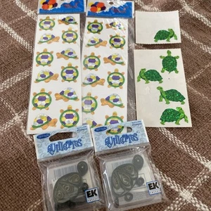 Turtle Stickers Hambly Prismatic 3D Scrapbook Quilling Stickers - Picture 1 of 4