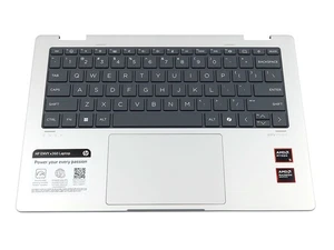 HP ENVY X360 14-FA KLAWIATURA PALMREST TOUCHPAD MONTAŻ LODOWIEC SREBRNY N91050-001 - Zdjęcie 1 z 2