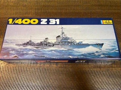 Heller Z 31 корабль модель набор #1048 масштаб 1:400 Франция открытая коробка - Изображение 1 из 4
