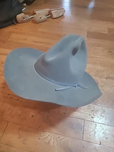American Hat co GREY Vintage Cowboy Western Hat Size 7 1/2 - Picture 1 of 9