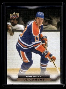 2016-17 Upper Deck Canvas Ret Jari Kurri #C255 - Imagen 1 de 2