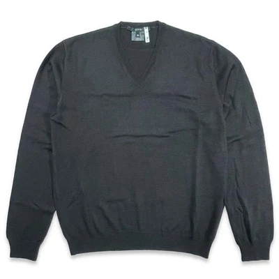 Suéter GUCCI Cuello en V Tejido Negro M Usado Tom Ford Era Años 2000 Foto 1 de 4