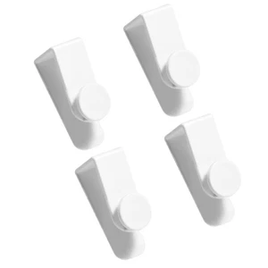 4 Pcs Hooks for Hanging inside Wardrobe Hanger Door Bathroom Towel - Picture 1 of 11