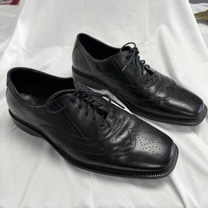 Redwing Mens 12EEEE Wingtip Oxford Black Shoes Leather 4790 Grandpa Dad Business - Picture 1 of 8