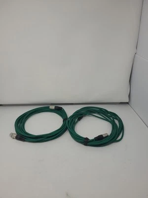 (2) GLS audio Pro Series noise free 25 FT 3pin male/female Green - Image 1 of 3