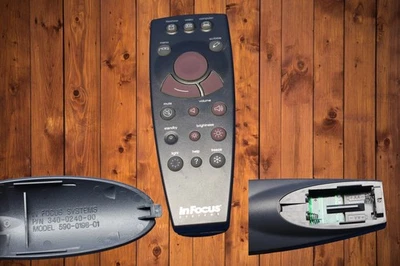 Genuine InFocus Systems 590-0198-01 Projector Remote Control For LP610 LP620 - Image 1 of 4