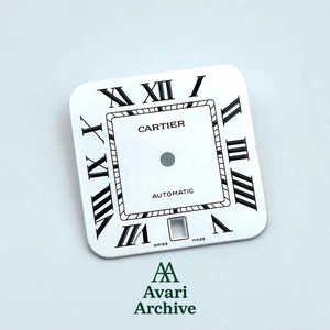 Cartier Santos White Roman OEM Large Dial WSSA0030 WSSA0048 39.8mm - Picture 1 of 4