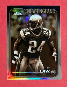 TY LAW ~ 2024 Topps Chrome #123 ~ Sepia Refractor ~ New England Patriots - Bild 1 von 6