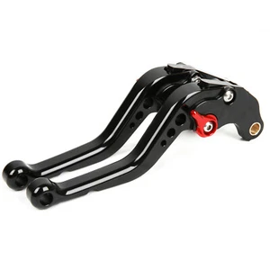 Palancas de freno de embrague corto 2008 negras para Suzuki GS500 GS500E GS500F 1989-2009 - Imagen 1 de 6