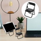  2 PCS Plastic Folding Chair Adjustable Tablet Stand Dollhouse Small Toys