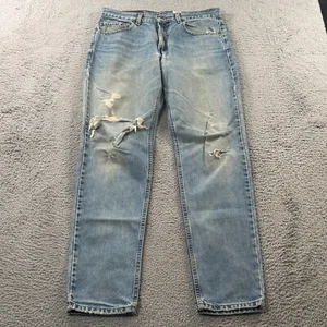 Pantalones de mezclilla vintage Levis 512 para hombre 34x34 Y2K calce ceñido rocker grunge - Imagen 1 de 13