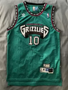 Mike Bibby Vancouver Grizzlies Adidas Hardwood Classics Jersey Teal Medium NBA - Picture 1 of 4