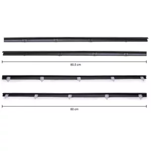 Outer Inner Weatherstrip Rubber Door Belt Seal Fits Toyota Hilux Hero 1984 1988 - Picture 1 of 8