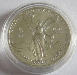 México Libertad 1/2 Oz Plata 1992 - Imagen 1 de 2