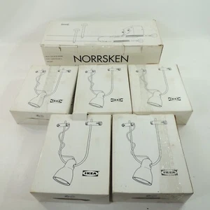 IKEA NORRSKEN TrackLight Hard Wired System with 5 FRANCIUM lights. New open box. - Picture 1 of 10
