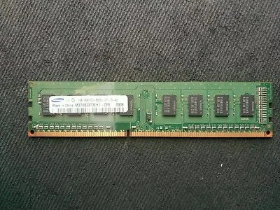 Samsung M378B2873EH1-CF8 0939 1GB DDR3-1066 PC3-8500U RAM Memory - Image 1 of 4