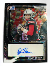 2022 Leaf Pro Set Metal Black Wave #DB2 Devin Brown Autograph RC #1/15