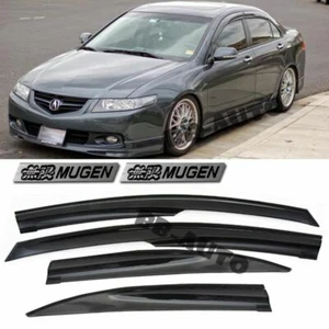 Viseras protectores contra la lluvia con sombra de ventilación lateral tintadas a humo para ventana Acura TSX CL9 04-08 - Imagen 1 de 6