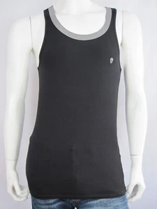 Alexander McQueen Underwear Mens Canotta Singlet Top size XXS Large Black Grey - Picture 1 of 5