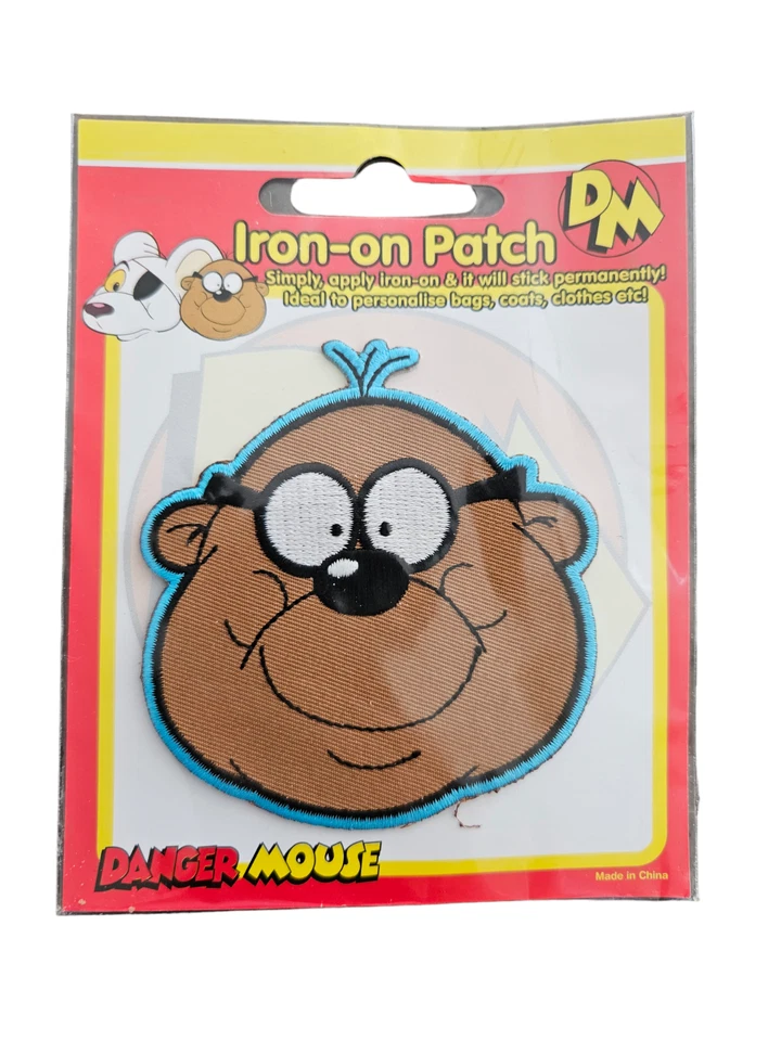 Danger Mouse Iron On Patch Bags Coats Clothes Ect.. Permanently Stick On - Image 1 of 1