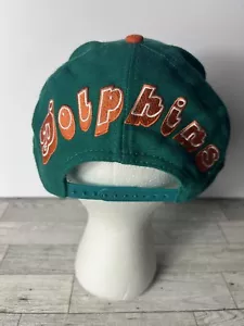 Cappello berretto Apex vintage Miami Dolphins delfini scritto sul retro snap back - Foto 1 di 7