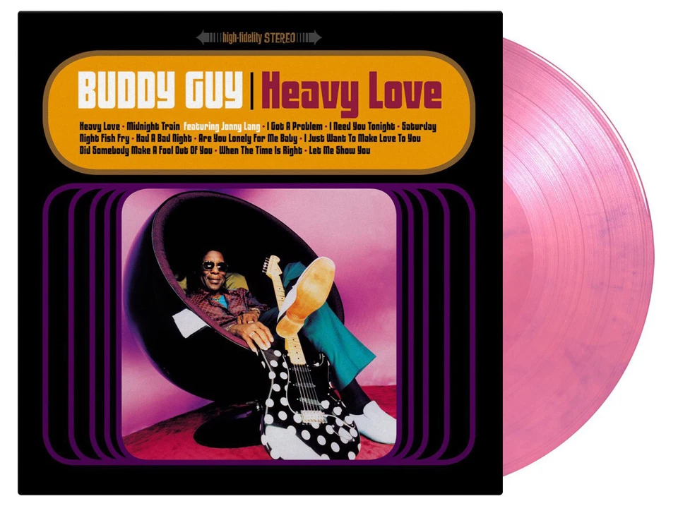 BUDDY GUY - HEAVY LOVE, 2023 EU 180G PINK/PURPLE MARBLED vinyl 2LP, #0488/1500! Foto 1 de 1