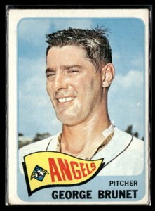 1965 Topps George Brunet #242 Fair