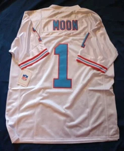 XL (52) Warren Moon Houston Oilers White NFL Football Jersey New - Picture 1 of 2