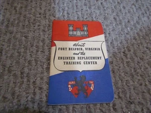 Vtg About Fort Belvoir VA Engineer Replacement Training Center History WWII War - Bild 1 von 4
