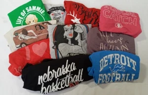 10 Lot XXL Detroit football wonder woman wild at heart 1974 t shirt tops - Imagen 1 de 16