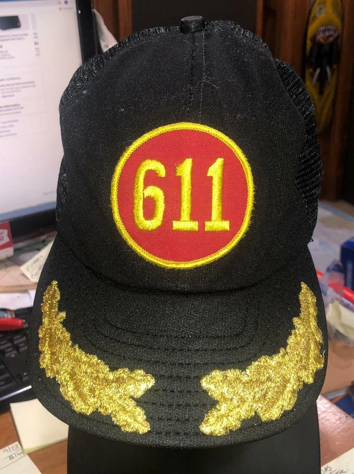 De colección Norfolk & Western 611 Ferrocarril Parche Snapback Camionero Sombrero Gorra Negra #W Foto 1 de 4