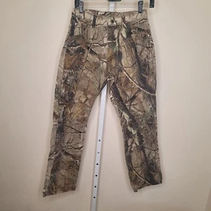 Wrangler Pro Gear REALTREE Camo Denim Jeans Boy's Size 18 Regular - Picture 1 of 16