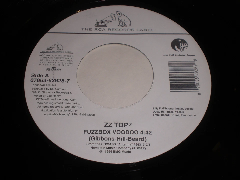 ZZ Top - Fuzzbox Voodoo / Girl In A T-shirt 45 - Image 1 of 1
