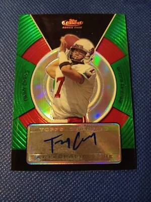 2005 TIMMY CHANG TOPPS FINEST GREEN AUTOGRAPHED AUTO ROOKIE CARD RC /199 HAWAII - Image 1 of 2