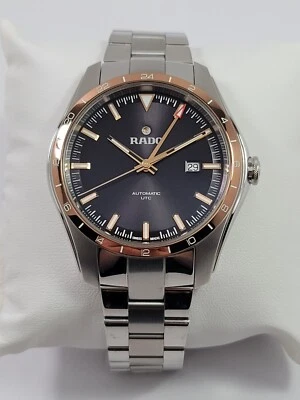 Rado Hyperchrome UTC GMT 瑞士自动不锈钢男士腕表 R32050163 — 第 1/4 张图片